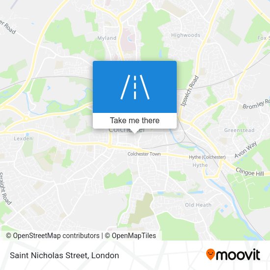 Saint Nicholas Street map