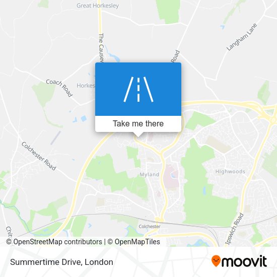 Summertime Drive map