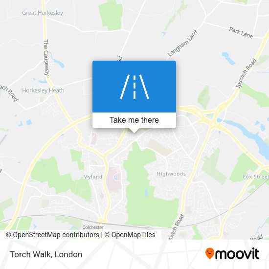 Torch Walk map