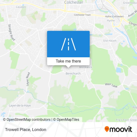 Trowell Place map