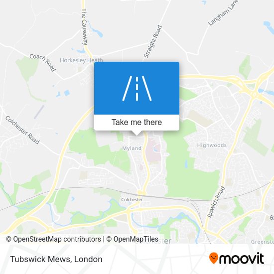 Tubswick Mews map