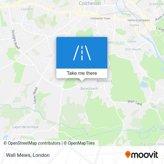 Wall Mews map