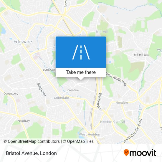 Bristol Avenue map