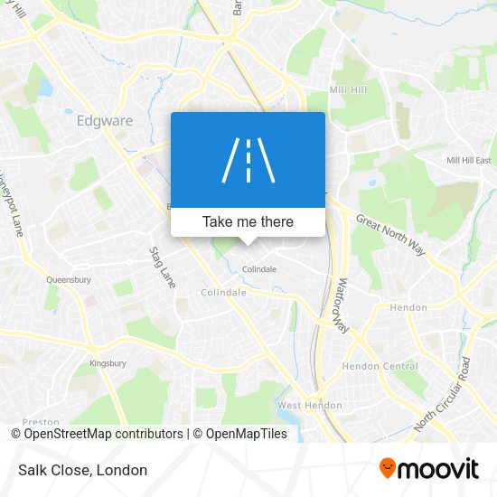 Salk Close map