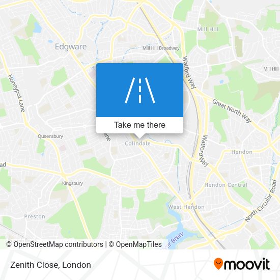 Zenith Close map
