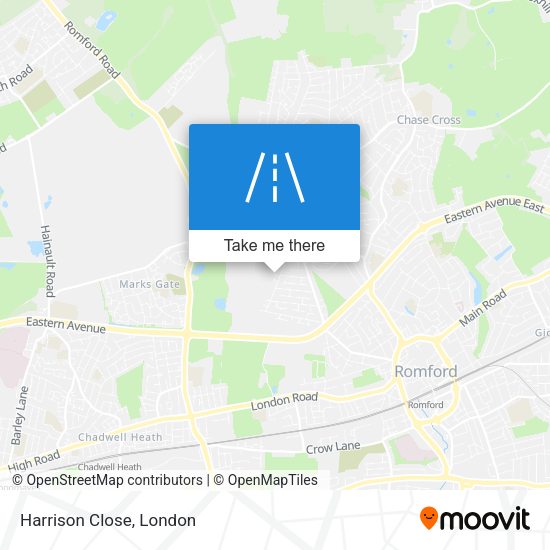 Harrison Close map