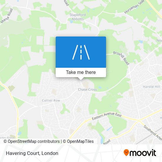 Havering Court map