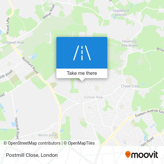Postmill Close map