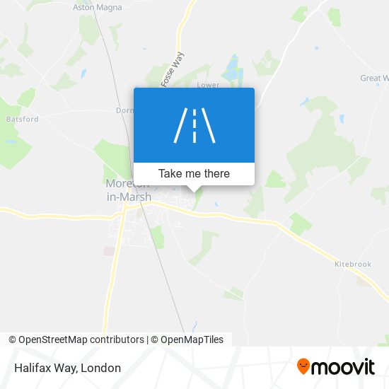 Halifax Way map