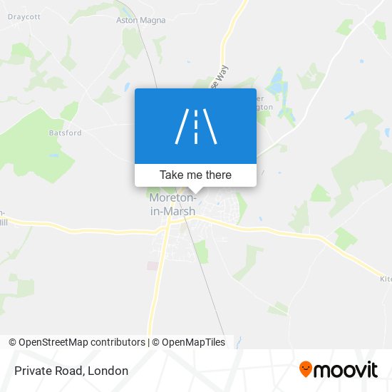 Private Road map