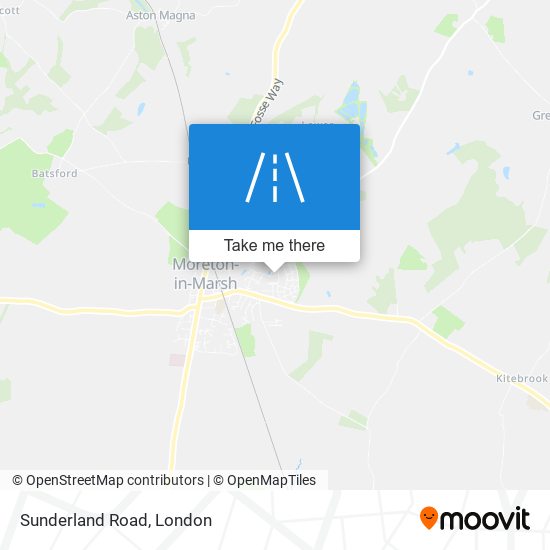 Sunderland Road map