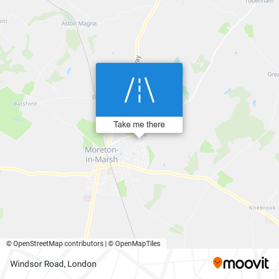 Windsor Road map