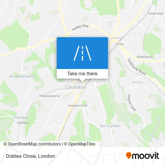 Dobles Close map