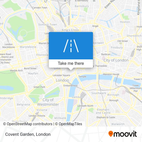 Covent Garden map