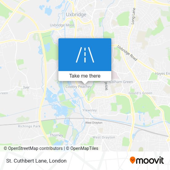 St. Cuthbert Lane map