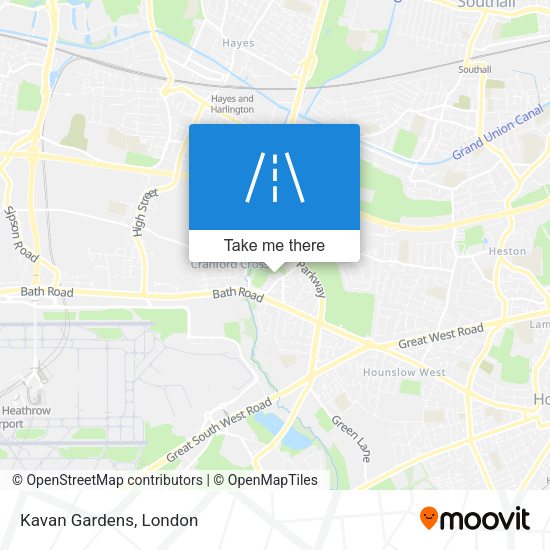 Kavan Gardens map