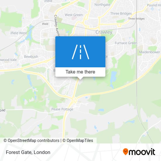 Forest Gate map