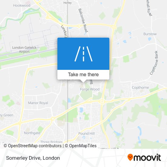 Somerley Drive map