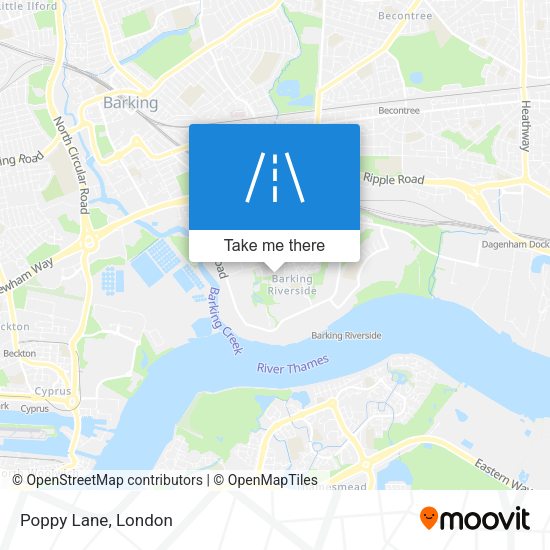 Poppy Lane map
