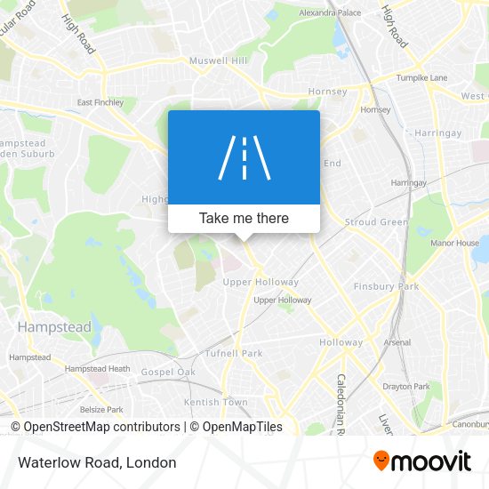 Waterlow Road map