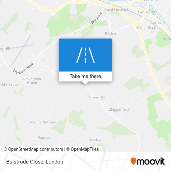Bulstrode Close map