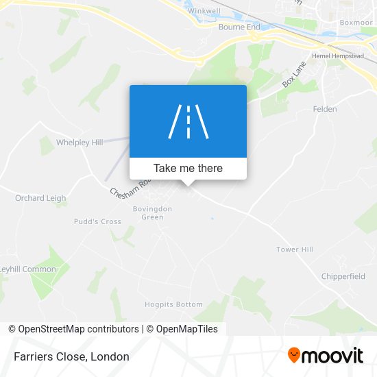Farriers Close map