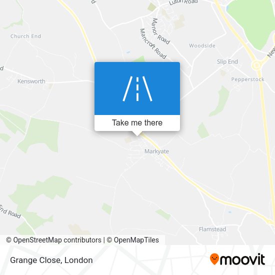Grange Close map