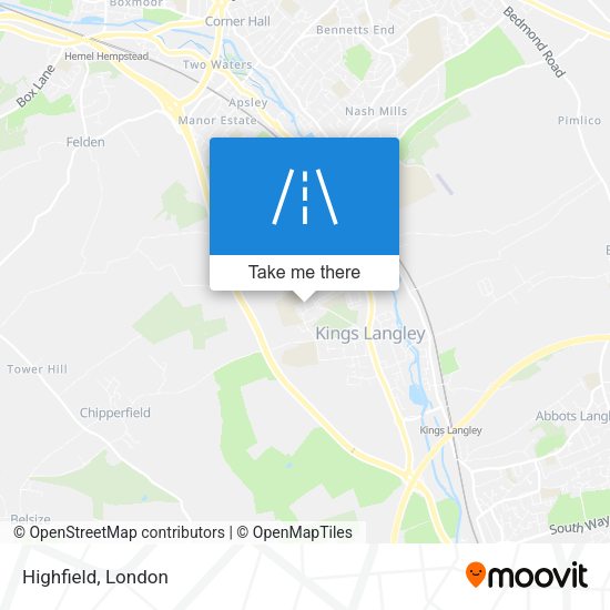 Highfield map