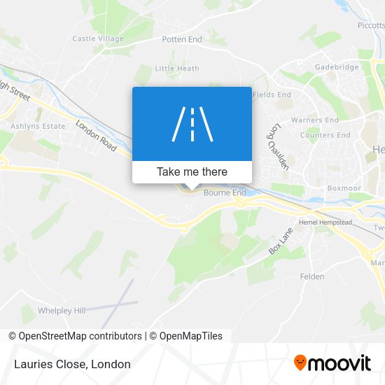Lauries Close map