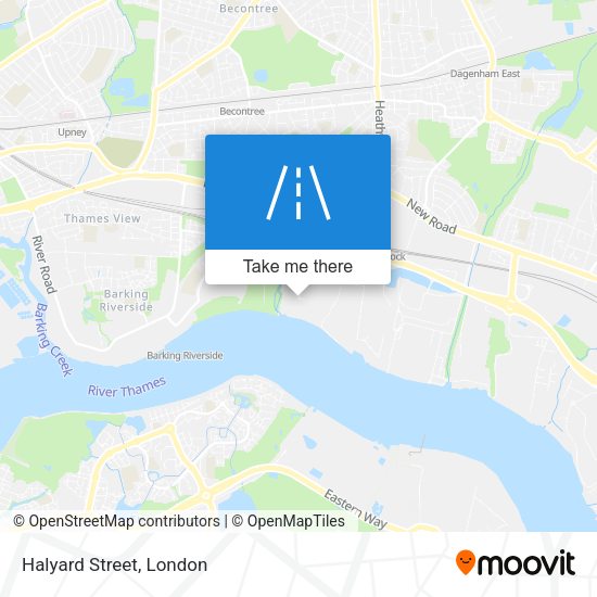 Halyard Street map