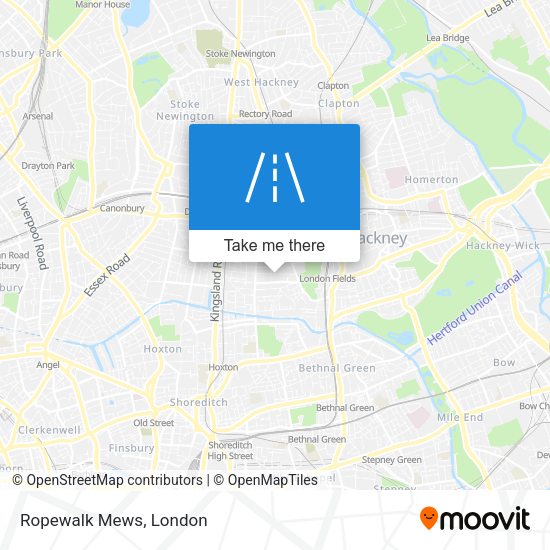 Ropewalk Mews map