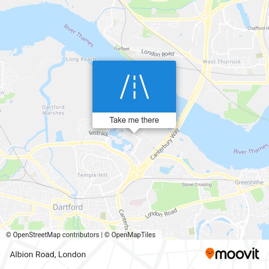 Albion Road map