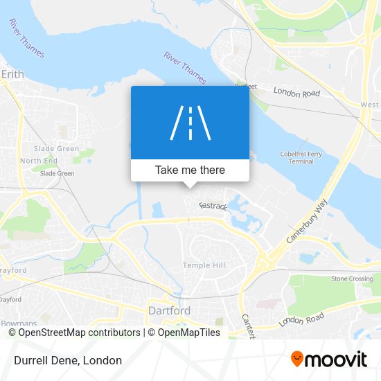 Durrell Dene map