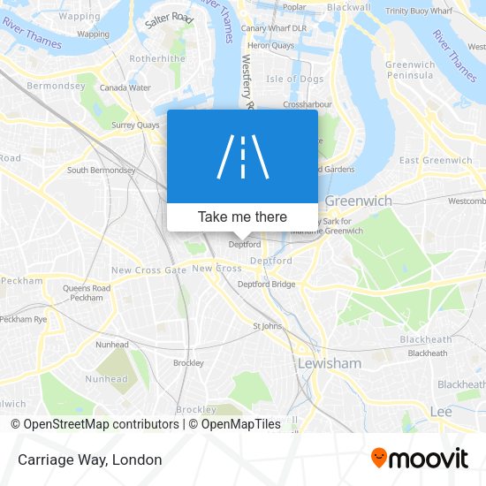 Carriage Way map