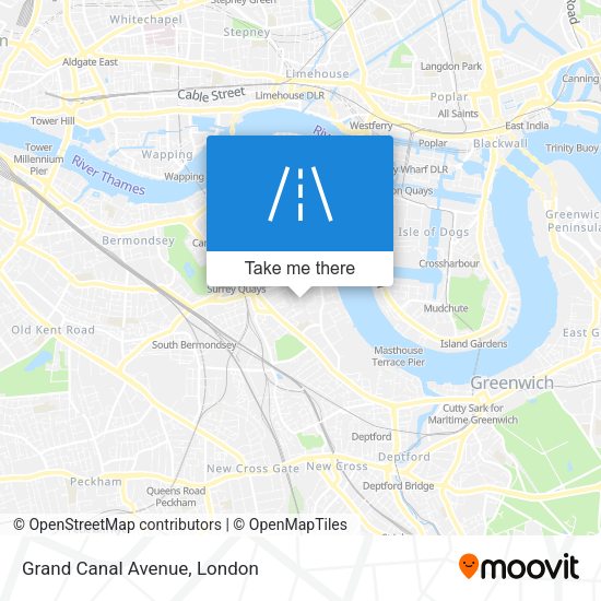 Grand Canal Avenue map