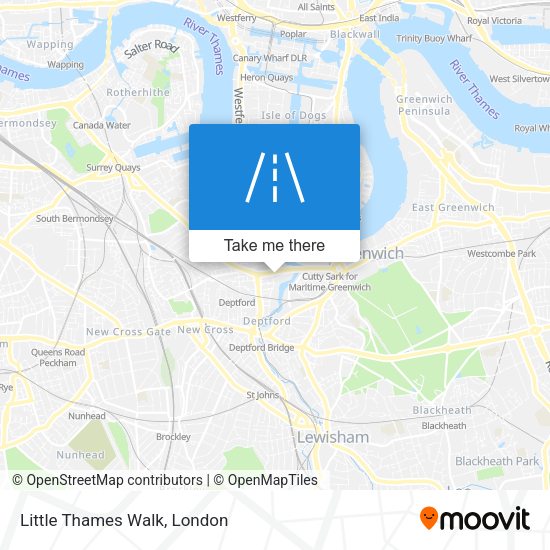 Little Thames Walk map