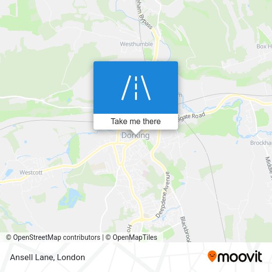 Ansell Lane map