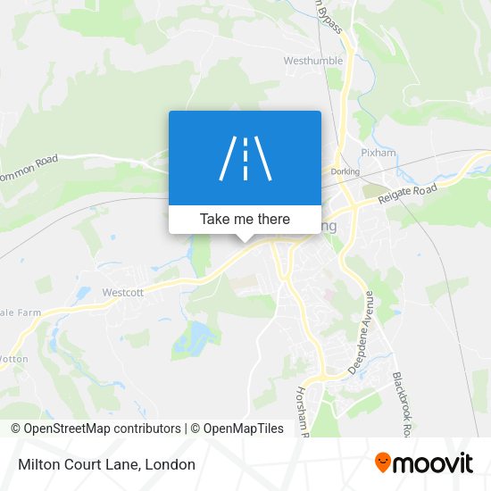 Milton Court Lane map