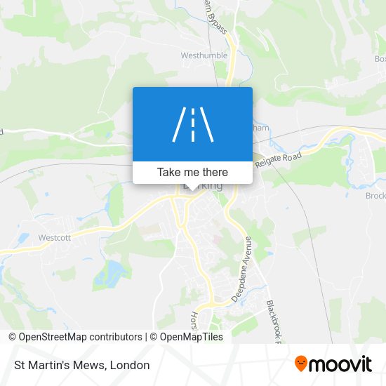St Martin's Mews map