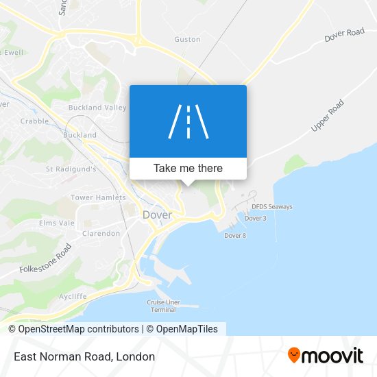 East Norman Road map