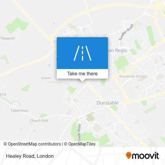 Healey Road map