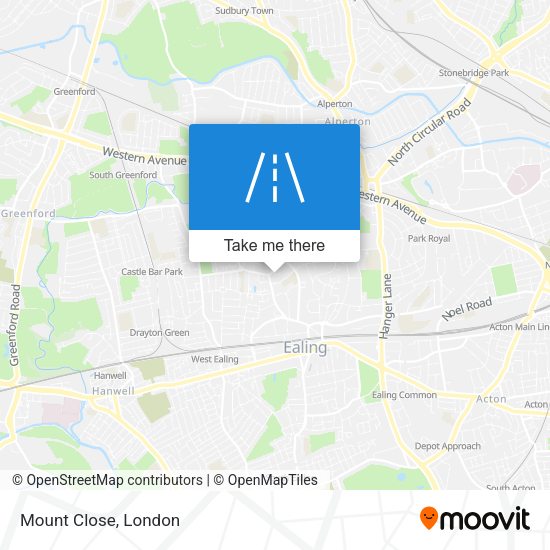 Mount Close map