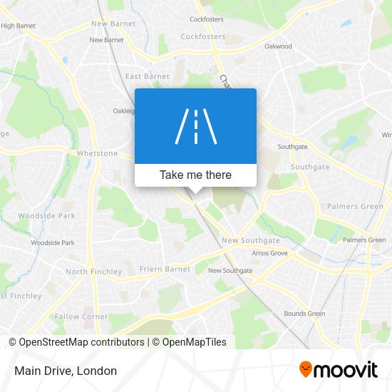 Main Drive map