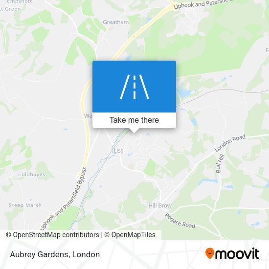 Aubrey Gardens map