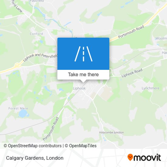 Calgary Gardens map