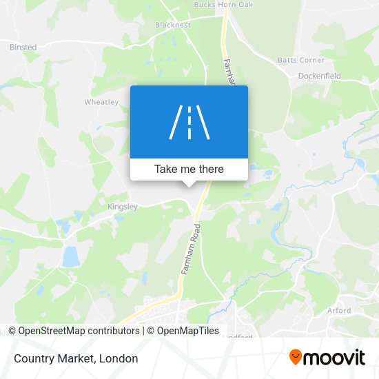 Country Market map