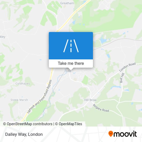 Dalley Way map