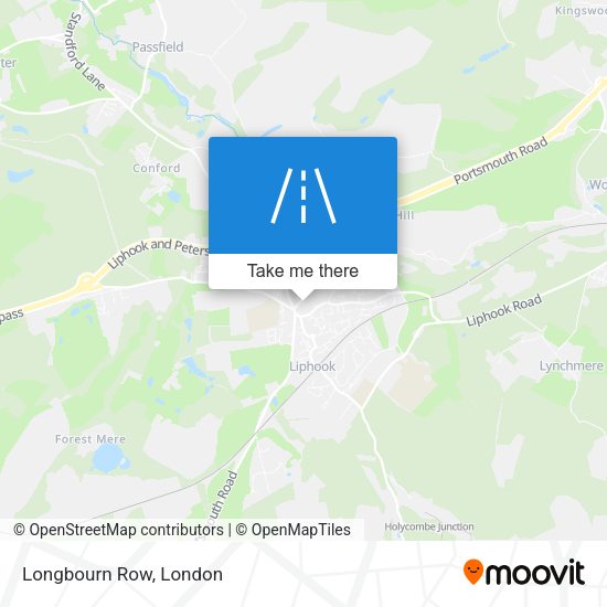 Longbourn Row map