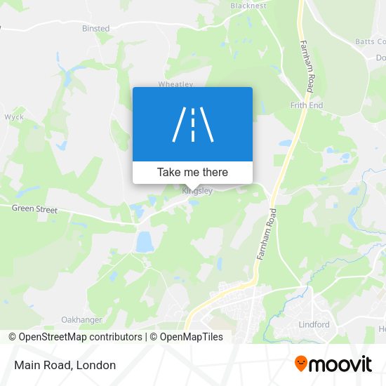 Main Road map