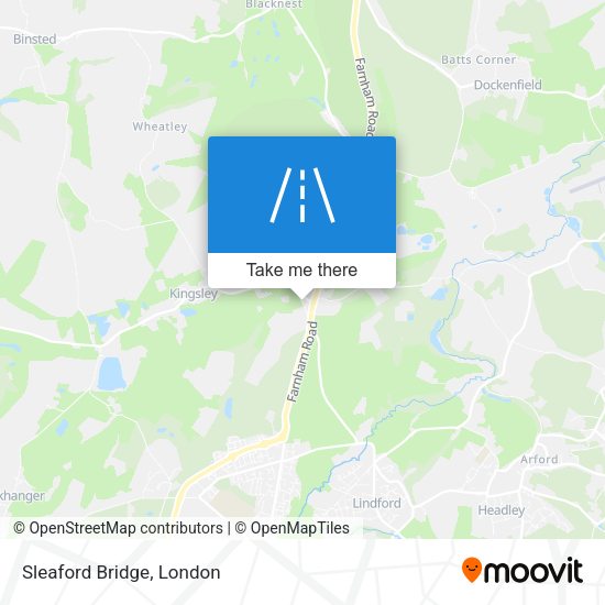 Sleaford Bridge map